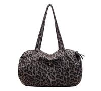ZoraYorce Sac Hobo avec motif léopard, grande capacité, sac fourre-tout souple pour femme, léger et durable, parfait pour le travail/les voyages, sac à bandoulière élégant pour un usage quotidien