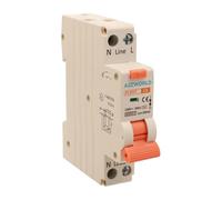 ZOREI - Interrupteur magnéto-thermique différentiel, 1P+N 220 V depuis 1 module DIN, RCBO 1P+N 4,5 kA 30 mA C6 6 A