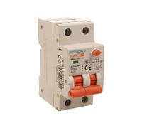 ZOREI Interrupteur magnétothermique différentiel, 1P+N 300mA 6KA 220V, occupe 2 modules DIN (1P+N 20A 6KA 300mA)