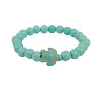 ZORESCOLEO Bracelet élastique avec motif de tortues de baleine - Taille de l'aquarium de Géorgie - Convient à la plupart des hommes et des femmes - Tenue décontractée, as the pic show, Pierre