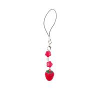 ZORESCOLEO Breloque de téléphone avec breloque en forme de fruit pour femme et fille - Accessoire pour porte-clés, sac, sac à main et sac à dos, as the pic show, Acrylique