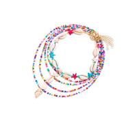 ZORESCOLEO Collier fait à la main pour femme - Chaîne de cou multicouche réglable - Bijoux de plage naturels, as the pic show, Mi Zhu