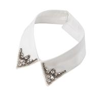 ZORESCOLEO Collier réglable amovible avec détails en perles étincelantes en polyester de qualité supérieure pour événement de bureau, as the pic show, Polyester, strass