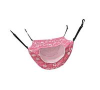 ZORESCOLEO Lit suspendu réglable pour animaux de compagnie, chats, hamac de repos lavable en machine avec corde stable pour cage d'arbre hamac