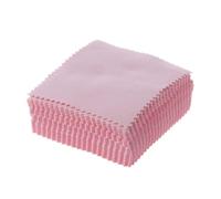 ZORESCOLEO Lot de 50 chiffons de polissage pour bijoux argentés, dorés, laiton et bijoux