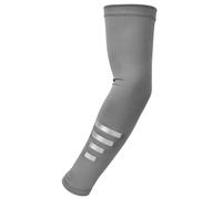 ZORESCOLEO Manchons de sport unisexes en tissu réfléchissant pour activités de plein air, gris clair, as the pic show