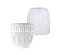 ZORESCOLEO Moule en silicone pour fabrication de bougies et résine art baroques porte rangement tasse artisanat design nordique décoration de la maison