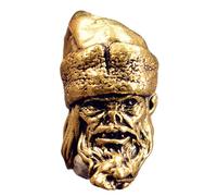 ZORESCOLEO Pendentif de Père Noël artistique en métal pour porte-clés et sac à dos, décoration unique de Père Noël, accessoires paracorde, as the pic show, Cuivre