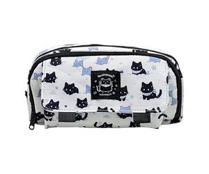 ZORESCOLEO Trousse à crayons multifonction de grande capacité avec plusieurs compartiments pour étudiants et adultes, Chaton des neiges, as the pic show