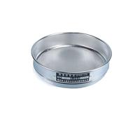 zorfar 1 pcs laboratoire 12-200 maillage acier inoxydable test standard tamis dia 20cm échantillonnage tamis de farine avec cadre de poinçonnage à double couche(40 mesh(0.45mm))