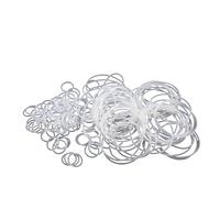 zorfar 50 joints toriques en silicone blanc VMQ de 2 mm, rondelles d'étanchéité, joints toriques en caoutchouc de silicone isolants et étanches(OD 6mm ID 2mm)