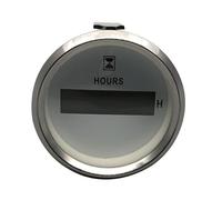 zorfar 52 MILLIMETRI Universale Digitale Impermeabile Tester di Ora Gauge Auto Barca a Motore Tester di Ora Meccanico Contaore Gauge Con Retroilluminazione Rossa(WS)