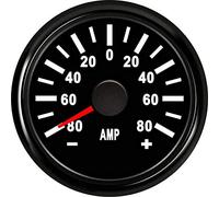 zorfar 52mm ampèremètre universel rouge LED affichage numérique ampèremètre AMP jauge étanche 80A 150A avec capteur de courant 9V 32V(80A BN)