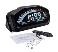 zorfar Contagiri Contachilometri Impermeabile Con Retroilluminazione Digitale A LED Per Motocicletta Universale Di Nuovo Stile Per 1,2,4 Cilindri(With sensor)
