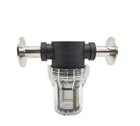 zorfar Home Wort Filter Tri Clamp Malt Filter Water Pipe Filter In Various Sizes 25.4mm 34mm 40mm 50.5mm 64mm(TC 25.4mm,80 mesh)