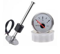 zorfar Jauge de niveau d'eau 52MM avec capteur de niveau d'eau 100MM 125MM 150MM 200MM 300MM 400MM 0-190ohm Indicateur de niveau de réservoir de liquide d'eau(WS 200MM)