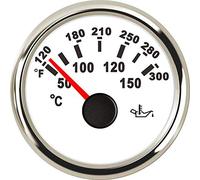 zorfar Jauge de température d'huile de 2 pouces numérique 52mm jauge de température d'huile ROUGE LED Jauge Compteur Auto Jauge Fit Voiture Moto 12-24V 50-150 Degrés(WS)