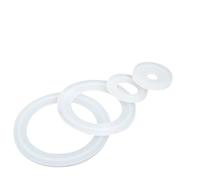 zorfar Joint à lèvre Tri Clamp, joint en silicone Tri Clover for raccords Tri Clamp 1/2"-4"(OD76.2MM)