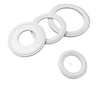 zorfar Lot de 5 joints d'étanchéité de qualité alimentaire, conformes aux normes ISO, avec trois clips et bague dioptrique artisanale.(140mm-155mm)