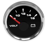 zorfar NOUVEAU Car Tensione Indicatori 8-16V Marine Voltmetro Gauge Con 8 Colori Di Retroilluminazione Per Il Camion Per Moto Barca Volt Indicatore Meter 52 Millimetri(BS)