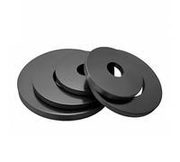 zorfar Rondelle plate en caoutchouc souple noir M2 M2.5 M3 M4 M5 M6 M7 M8 M10 M12 M13 M14 M15~M42, entretoise, joint d'isolation(M2.5x5x1mm(20pcs))