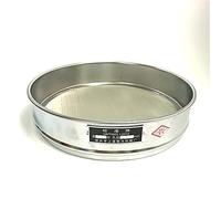 zorfar Standard de laboratoire Tamis d'échantillonnage Inspection Pharmacopée Tamis de pharmacopée 304 SUS Filtre Maille Chroming Cadre R30CM 12-200 Mesh(80 mesh)