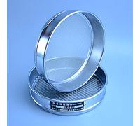 zorfar Tamis de sol HORTICULTULTURE TRANSPORT TAMBATORY TAMES D'ESSAI DE LABOLOGIE Couvercle galvanisé; Bas r20cm 10mesh ~ 100mesh 1 pcs(180 mesh(0.088mm))