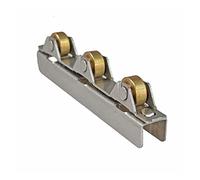 ZoRHac Roue de Porte, Roue de Porte coulissante, 2 pièces 8 mm sans Cadre poulie de Porte en Verre Salle de Bain Porte coulissante Roue vitrine Porte Rail Rouleau matériel Accessoires