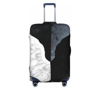 ZORIN Housse de bagage de voyage Good and Evil Wing Housse de protection lavable pour bagages de 58,4 à 81,3 cm, Noir , M