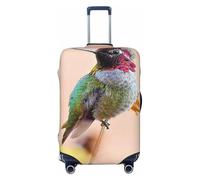 ZORIN Housse de bagage de voyage Kingfisher Spring Bird Housse de protection lavable pour bagages de 58,4 à 81,3 cm, Noir , L