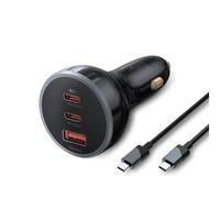 ZORIYOR Chargeur Voiture USB C, 160W 3 Ports Charge Rapide QC5.0 PD3.1 PPS, Adaptateur Allume-Cigare pour Téléphone Tablette PC, Compatible avec iPhone 15 14 13 Pro, Android Phone, iPad MacBook Pro