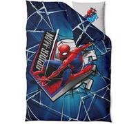 ZORLU Parure de lit réversible Spider-Man 120x150 cm 100% Coton Marvel Avengers - Junior Multicolors G