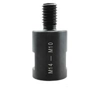 Zorlun Adaptateur M14 M10 5/8-11'' for meuleuse d'angle, convertisseur de filetage, connecteur d'arbre adaptatif poli for forets diamantés et scies cloches(M14-m10)