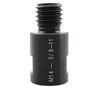 Zorlun Adaptateur M14 M10 5/8-11'' for meuleuse d'angle, convertisseur de filetage, connecteur d'arbre adaptatif poli for forets diamantés et scies cloches(M14-5-8-11)