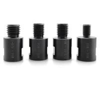 Zorlun Adaptateur M14 M10 5/8-11'' for meuleuse d'angle, convertisseur de filetage, connecteur d'arbre adaptatif poli for forets diamantés et scies cloches(4pcs)