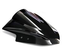Zorlun Compatible avec 250 300 2013-2017 Déflecteur de Vent Pare-Brise Moto Noir/Transparent Pare-Vent(Black)