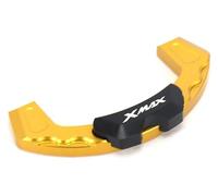 Zorlun Couvercle décoratif de Serrure électrique Moto Compatible avec XMAX300 XMAX250 XMAX400 XMAX125 X Max Xmax 300 250 125 400(Gold)