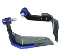 Zorlun Protège-mains de frein et d'embrayage for moto, coques guidon, poignées protection, accessoires coupe-vent compatibles avec Piag/Gio MP3 300 400 500(Blue)
