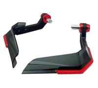 Zorlun Protège-mains de frein et d'embrayage for moto, coques guidon, poignées protection, accessoires coupe-vent compatibles avec Piag/Gio MP3 300 400 500(Red)