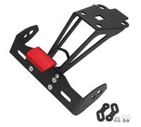 Zorlun Support de Plaque d'immatriculation LED for éliminateur Garde-Boue arrière Compatible avec GSX-S 1000 1000F 2015-2020 GSX-S750 2017 2018 2019 20 Moto(Red)