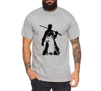 Zoro Bruch One Manga T-Shirt Luffy pour Homme Anime Piece, Farbe2:Gris Chiné, Größe2:Medium