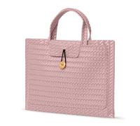 ZoRoll 15-16 Pouces Housse Ordinateur Portable, Sacoche Laptop Protection Housse Pochette PU pour MacBook Pro 16" M5 M4 M3 M2 M1 Pro Max/15.6" Air, Dell Lenovo HP Sony Acer ASUS Notebook -(Rose)