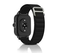 ZoRoll 20mm Bracelet pour Amazfit Active 2/Active/GTS 4/GTS 4 Mini/GTR Mini/Bip 3 Pro/GTS 3/GTS 2e, Nylon G-Hook Longueur réglable Bracelet de Rechange pour Amazfit GTR 42mm - Noir