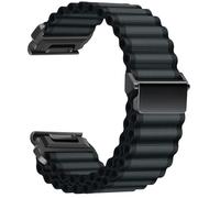 ZoRoll 22 mm QuickFit Bracelet pour Garmin Fenix E/Fenix 8 47 mm/Fenix 7 Pro/7/6 Pro/6/5 Plus/5, Tressé Bracelet de Sport de Remplacement pour Garmin Tactix 8 47mm/Descent G2/Epix - GrigioScuro