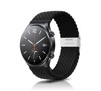 ZoRoll 22mm Bracelet pour Xiaomi Redmi Watch 5 Active/5 Lite/Xiaomi Watch S5, Tressée Nylon Bracelets pour Xiaomi Watch S5 46mm/S4/S3/2/2 Pro - Noir