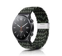 ZoRoll 22mm Bracelet pour Xiaomi Redmi Watch 5 Active/Redmi Watch 5 Lite/Watch S4/S3/Watch3/2/2 Pro, Tressée Nylon Bracelets pour Garmin Forerunner 265/Venu 4/3/Amazfit Bip 6/5 - Noir Vertv