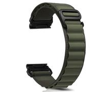 ZoRoll 22mm QuickFit Bracelet pour Garmin Fenix E/Fenix 8 47mm/7 Pro/7/6 Pro/6/5 Plus/5, Nylon G-Hook Longueur réglable Bracelet de Rechange pour Garmin Tactix 8 47mm/Descent G2/Epix - Armée Verte