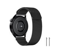 ZoRoll Bracelet 22mm Compatible avec Huawei Watch GT 6 46mm/6 Pro/GT5/gt4/gt3/Ultimate2/Buds, Inoxydable Metal Sangle de remplacement magnétique Compatible avec Huawei Watch 5 46MM/4 Pro/3 - Noir