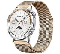ZoRoll Bracelet 22mm Compatible avec Huawei Watch GT 6 46mm/6 Pro/GT5/gt4/gt3/Ultimate2/Buds, Inoxydable Metal Sangle de remplacement magnétique Compatible avec Huawei Watch 5 46MM/4 Pro/3 - Or Rose