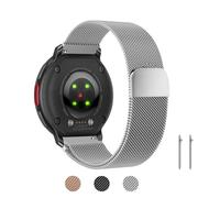ZoRoll Bracelet Compatible avec Polar Vantage M3/Polar Vantage V3, Inoxydable Metal Sangle de Remplacement magnétique Compatible avec Polar Vantage M3/V3 - Argent